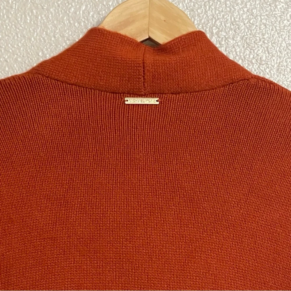 Michael Kors long Orange Cream‎ Cardigan Sweater